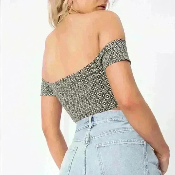 Free People Lucky Now Brami Crop Top Black Size L - Picture 7 of 8